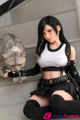 Mini doll silicone Tifa et le félin 100cm Gamelady