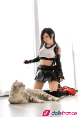 Mini doll silicone Tifa et le félin 100cm Gamelady