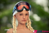 Natalie la sexdoll silicone skieuse blonde165cm bonnet D Lusandy