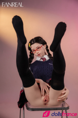 Mo sex doll en silicone jeune étudiante coquine 153cm bonnet B FanReal