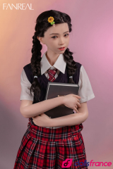 Mo sex doll en silicone jeune étudiante coquine 153cm bonnet B FanReal