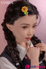 Mo sex doll en silicone jeune étudiante coquine 153cm bonnet B FanReal