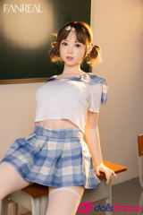Mo love doll silicone étudiante chinoise à gros seins 155cm F-cup FanReal