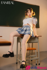 Mo love doll silicone étudiante chinoise à gros seins 155cm F-cup FanReal