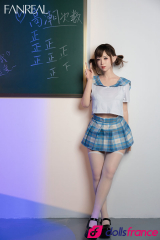 Mo love doll silicone étudiante chinoise à gros seins 155cm F-cup FanReal