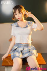 Mo love doll silicone étudiante chinoise à gros seins 155cm F-cup FanReal