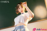 Mo love doll silicone étudiante chinoise à gros seins 155cm F-cup FanReal