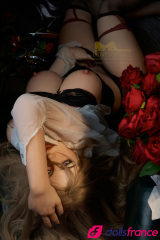 Poupée silicone Flora la parisienne rousse 164cm IronTech