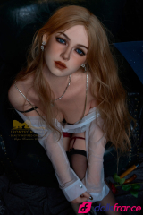 Poupée silicone Flora la parisienne rousse 164cm IronTech