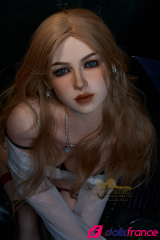 Poupée silicone Flora la parisienne rousse 164cm IronTech
