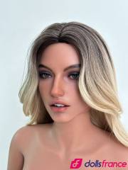Lina poupée silicone réaliste blonde coquine 153cm B-cup Zelex SLE