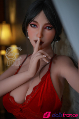 Poupée d'amour brunette Felicia l'obsédée sexuelle 157cm H-cup SEDoll