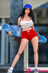 Poupée sexuelle Aurora la belle étudiante américain à gros cul 157cm H-cup SEDoll