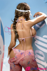 Sexdoll silicone Jasmine la surfeuse brésilienne en stock EU 160cm E-cup FunWestDoll