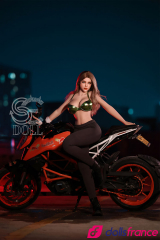 Hannah poupée sexuelle asiatique motarde 161cm F-cup SEDoll