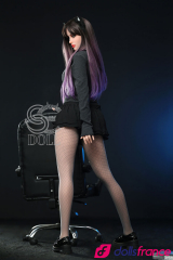 Maggie poupée d'amour Catwoman brune érotique 168cm F-cup SEDoll