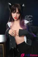 Maggie poupée d'amour Catwoman brune érotique 168cm F-cup SEDoll
