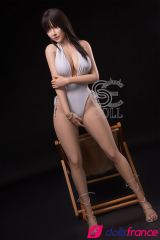 Sexdoll silicone Annika japonaise à la plage 165cm Bonnet C SEdoll