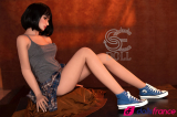 Avery jeune poupée sexuelle skinny brune 166cm C-cup SEDoll