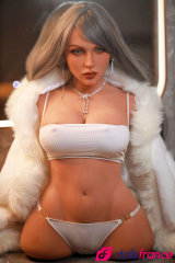 Torso sexuel Bianca aux cheveux argentés 86cm en stock EU FireDoll
