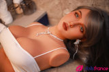Torso sexuel Bianca aux cheveux argentés 86cm en stock EU FireDoll