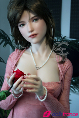 Queena sexdoll réelle en silicone bourgeoise rousse 165cm Bonnet C SEdoll