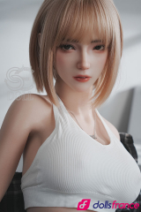 Bridget poupée d'amour réaliste asiatique rousse 161cm Bonnet E SEdoll
