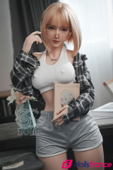 Bridget poupée d'amour réaliste asiatique rousse 161cm Bonnet E SEdoll