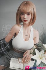 Bridget poupée d'amour réaliste asiatique rousse 161cm Bonnet E SEdoll