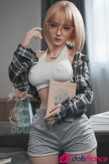 Bridget poupée d'amour réaliste asiatique rousse 161cm Bonnet E SEdoll