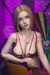 Vicky real doll silicone rousse platine au corps de rêve 161cm Bonnet E SEdoll