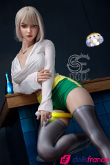Jenny sex doll silicone beautée blonde bien gaulée 167cm Bonnet E SEdoll