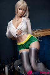 Jenny sex doll silicone beautée blonde bien gaulée 167cm Bonnet E SEdoll
