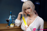 Jenny sex doll silicone beautée blonde bien gaulée 167cm Bonnet E SEdoll