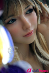 Sex doll silicone Annika la jeune fille coquette aux yeux bleus 161cm Bonnet E SEdoll