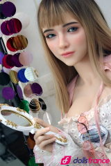 Sex doll silicone Annika la jeune fille coquette aux yeux bleus 161cm Bonnet E SEdoll
