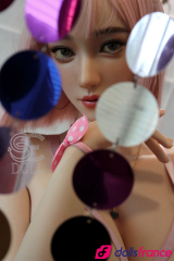 Love doll réelle silicone Yuuka la lesbienne aux cheveux roses 157cm Bonnet I SEdoll