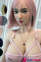 Love doll réelle silicone Yuuka la lesbienne aux cheveux roses 157cm Bonnet I SEdoll