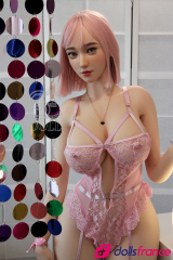 Love doll réelle silicone Yuuka la lesbienne aux cheveux roses 157cm Bonnet I SEdoll