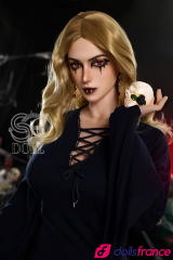 Sexdoll silicone réaliste Xena la gothique à gros seins 167cm Bonnet E SEdoll
