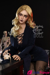 Sexdoll silicone réaliste Xena la gothique à gros seins 167cm Bonnet E SEdoll