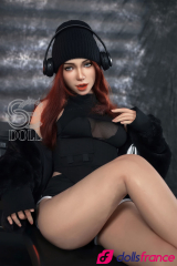 Maggie love doll silicone sexy DJ rousse 163cm Bonnet C SEdoll