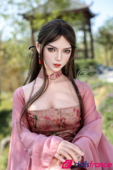 Real doll silicone Bridget princesse chinoise aux yeux bleus 163cm Bonnet C SEdoll