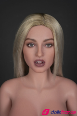 Alison real doll silicone blonde aux yeux verts 153cm B-cup Zelex SLE