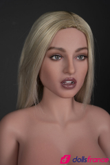 Alison real doll silicone blonde aux yeux verts 153cm B-cup Zelex SLE