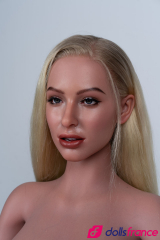 Prisca poupée sexuelle silicone cheveux implantés gros nichons 166cm K-cup Zelex SLE