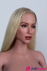 Prisca poupée sexuelle silicone cheveux implantés gros nichons 166cm K-cup Zelex SLE