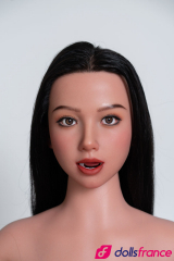 Rina belle sex doll silicone aux cheveux implantés 172cm E-cup Zelex SLE
