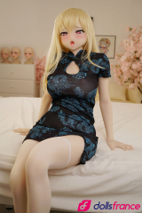 Koharu belle poupée d'amour blonde coquine 152cm S-TPE Irokebijin