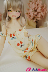 Ema B poupée porno cartoon japonais aux tétons roses 148cm S-TPE Irokebijin